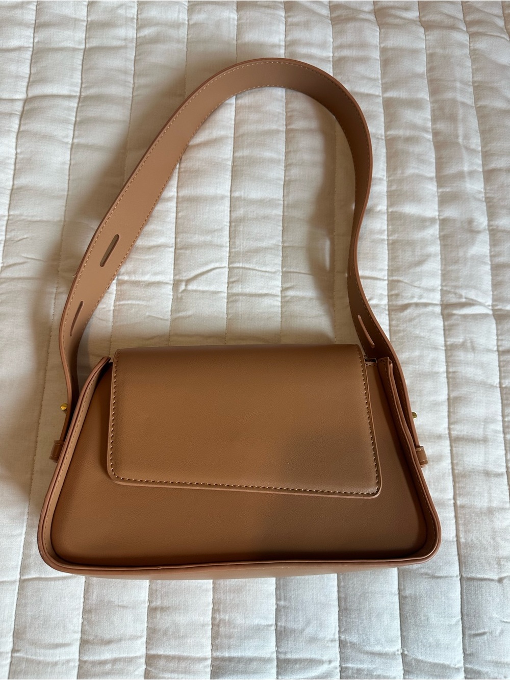 Madison West Tan Shoulder Bag